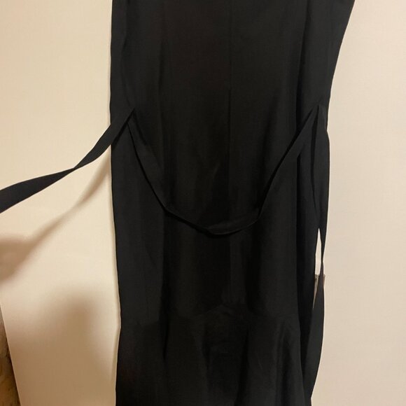 Vintage (early 2000s) Loft Linen Black Dress - Picture 2 of 5